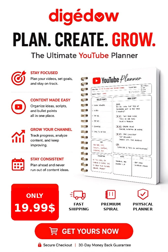 Buy Youtube Planner